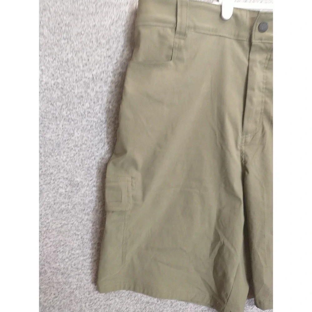 Orvis Mens Khaki Green Stretch Cargo Shorts Size 40 Lightweight Hiking Outdoor